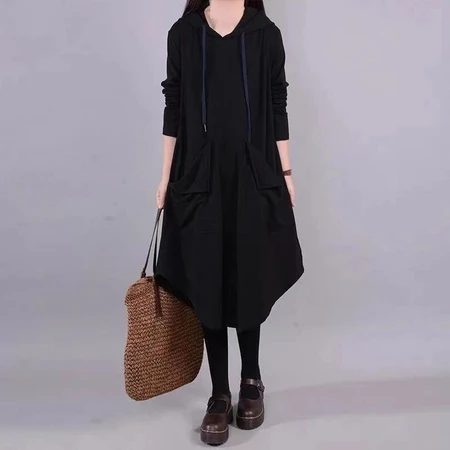 SB201 Autumn New Large Women Dress