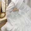 Korean Style Women Ladies Loose Long Sleeve Shirt Blouse Baju Baju Wanita Lengan Panjang