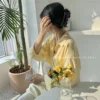 290c56b1f22166bc33eb853a351cafbf.webp Korean Style Women Ladies Loose Long Sleeve Shirt Blouse Baju Baju Wanita Lengan Panjang